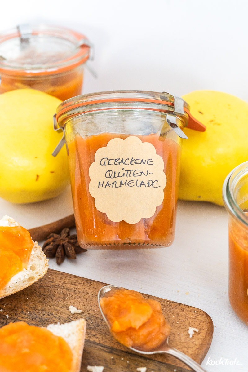 Gebackene Quittenmarmelade ohne Gelierzucker - KochTrotz | kreative Rezepte