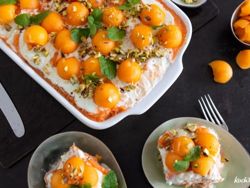 Leichtes Melonen Tiramisu Eifrei Optional Glutenfrei Und Vegan Kochtrotz Lieblingsrezepte Fur Dich Mit Tausch Zutaten